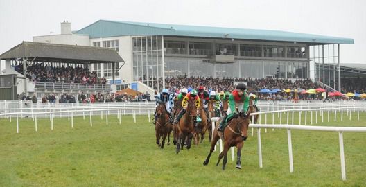 Racing away from the stands at Naas