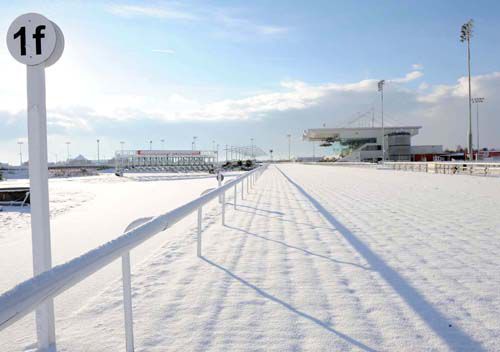 The snowy weather is forcing plenty of cancellations in the UK