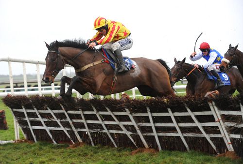 Clashnabrook & Philip Enright clear the last at Fairyhouse