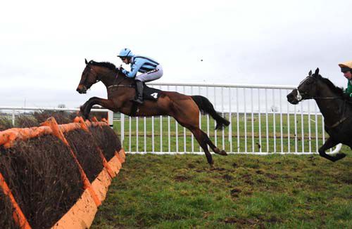 Immediate Response enroute to victory in the 2m6f handicap hurdle 