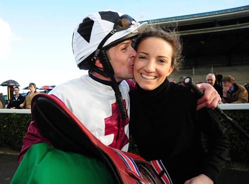 Steven Crawford & Helena Keaveney after the impressive win of Lord Of Lords 