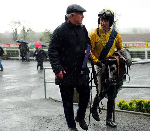 Ted & Ruby Walsh discuss the win of Devil's Elbow in the rain at Down Royal