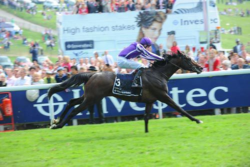 Camelot in full flow winning the Investec Derby at Epsom last year