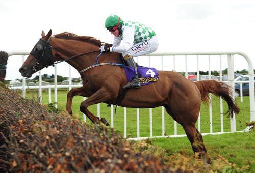 Coolharbour Breeze jumps the last well at Wexford