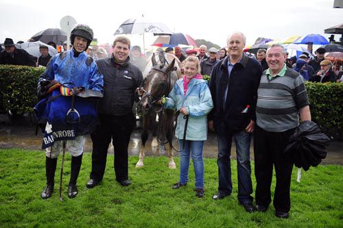 Audrelles Lad and winning connections at Ballinrobe 