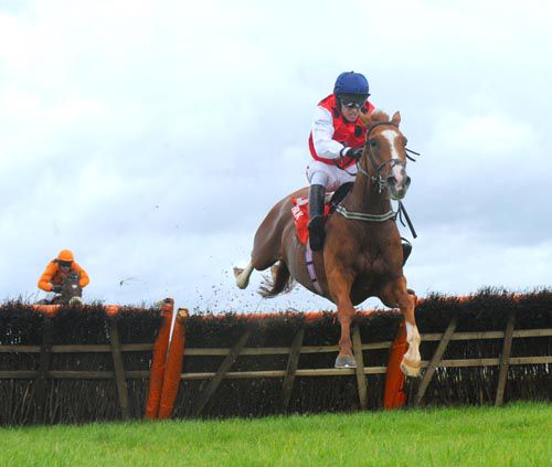Pageboy clears the last on his way to victory under Barry Geraghty