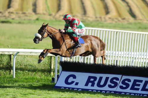 Claragh Native pops over the last under Davy Russell