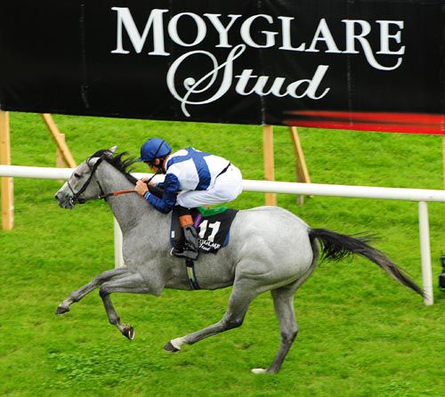 Sky Lantern claims the Moyglare Stud Stakes