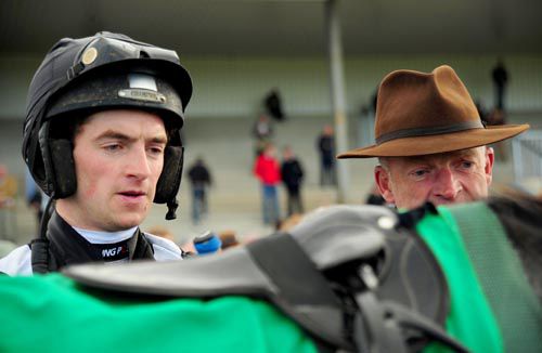 Tasitiocht (under a saddle) with Patrick and Willie Mullins 