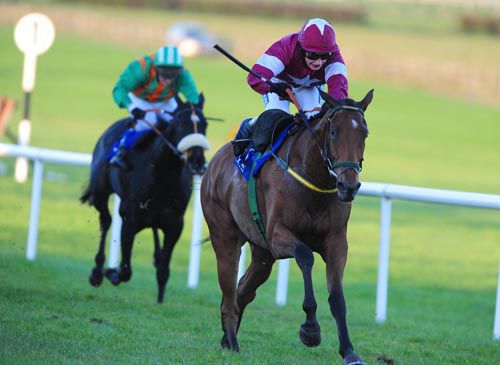 Road To Riches pictured winning his bumper at Naas