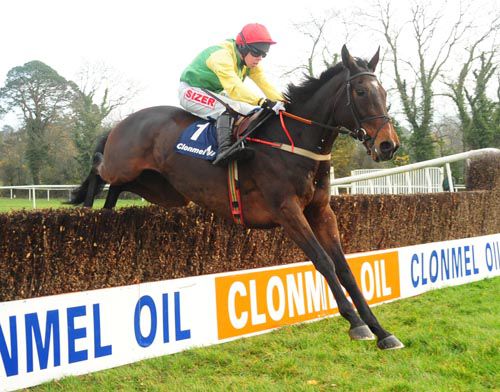 Another brilliant jump from Sizing Europe under Andrew Lynch at Clonmel