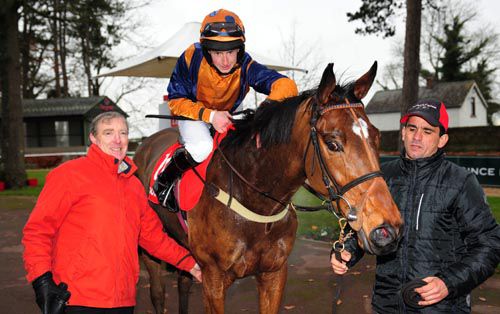 Happy New Year with connections after he took the fourth at Gowran