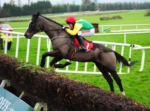 Aupcharlie pictured on his way to success on his first start over fences at Gowran in November