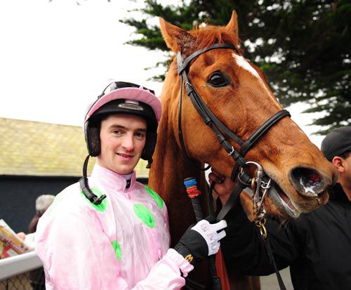 Patrick Mullins with Annie Power after their win