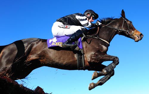 Tasitiocht and Patrick Mullins clear the last 