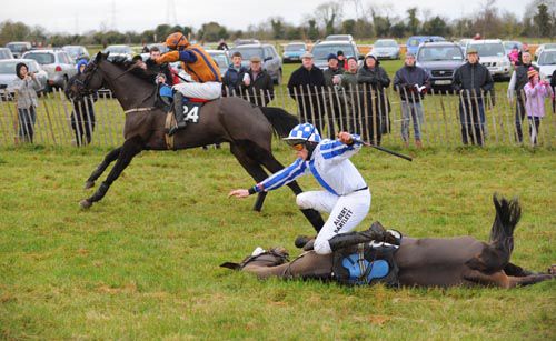 Action from the last meet at Tattersalls Farm