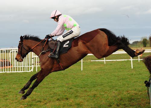 Mikael D'Haguenet and Ruby Walsh fly home at Thurles