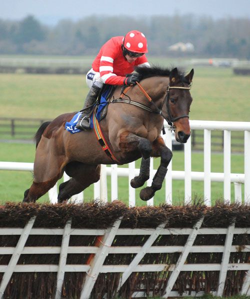 Tennis Cap & Ruby Walsh on their way to victory at Naas on Saturday