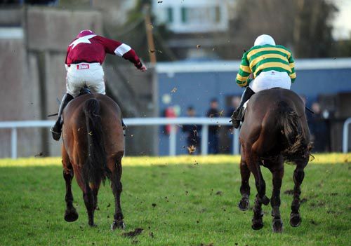 Carry Each Other (left) swoops on Western Man at Thurles