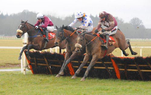 Bayan (nearside) seen here in winning action at Cork