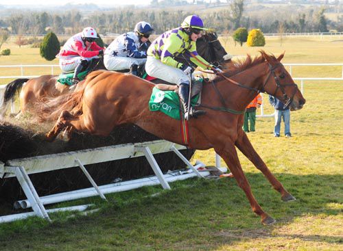 Ard Agus Fada clears the last on his way to victory at Navan