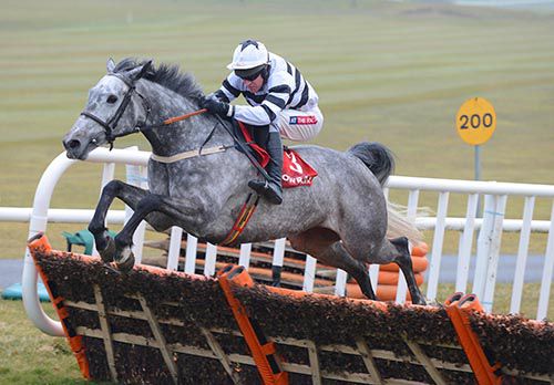Bell Weir has the opposition beaten as he clears the last under Barry Geraghty at Gowran