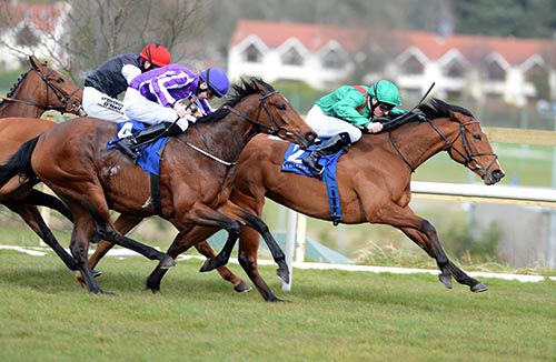 Kerisa & Declan McDonogh hold off the late challenge of Say