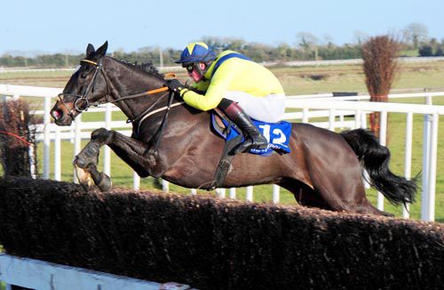 A great shot of Danny Mullins and Mart Lane in full flight