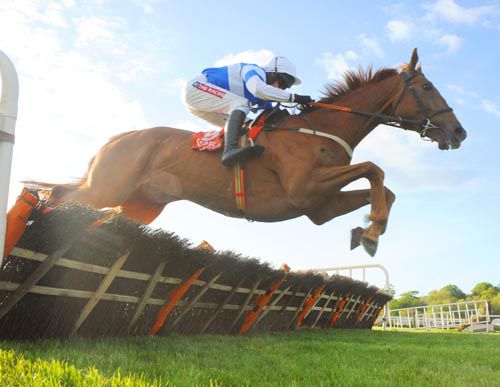 Moscow Chief & Barry Geraghty clear a hurdle on their way to victory