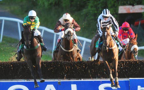 Mount Sion, left, secured a victory at Downpatrick