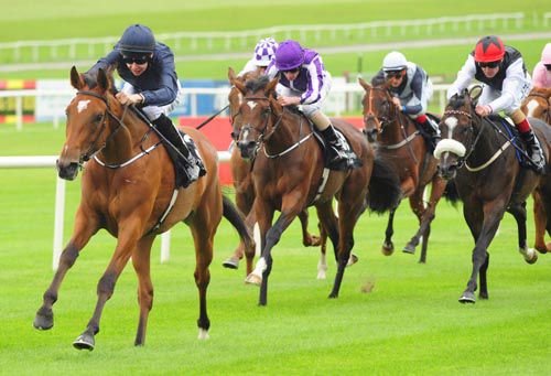 Dazzling leads them home in the first at the Curragh