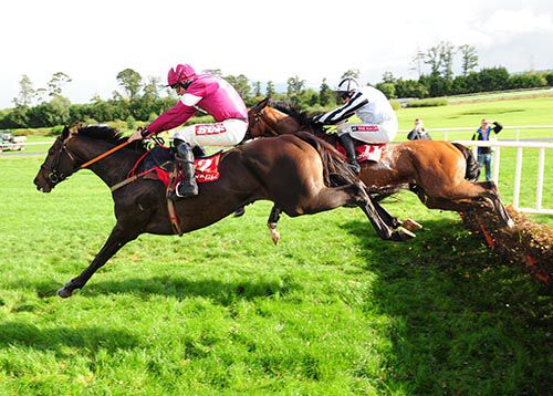 Bishops Road, near side, goes on to win at Gowran Park