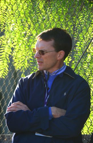 Aidan O'Brien at Santa Anita