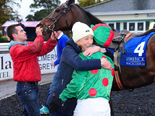 Delighted trainer Maura McGuinness welcomes back Josh Byrne