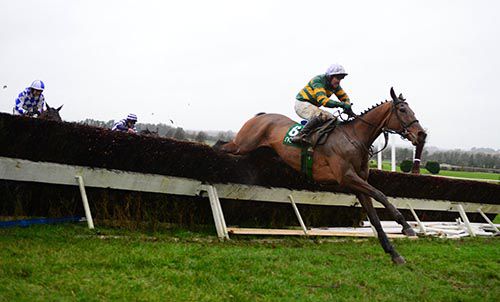 Ned Buntline clears the last for Paul Carberry 