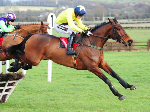 Champagne James runs at Uttoxeter