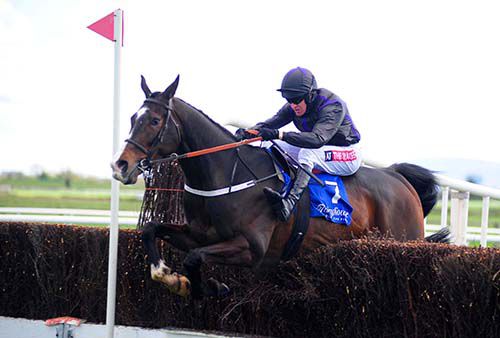 Some Tikket clears the last in Fairyhouse 