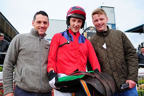 Eddie O'Connell with Thomas Farrell and Thomas jnr 