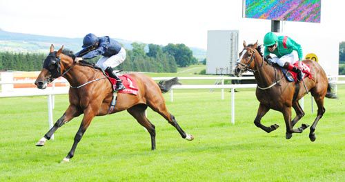 Red Rocks Point and Colm O'Donoghue are too strong for Ebeyina and Pat Smullen
