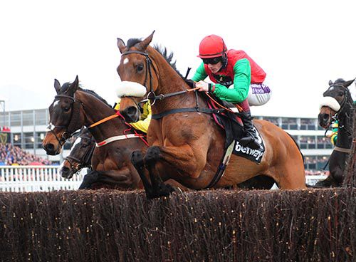 Dodging Bullets and Sam Twiston-Davies winning the Betway Queen Mother Champion Chase