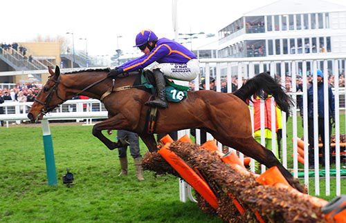 Wicklow Brave and Paul Townend jump the last 