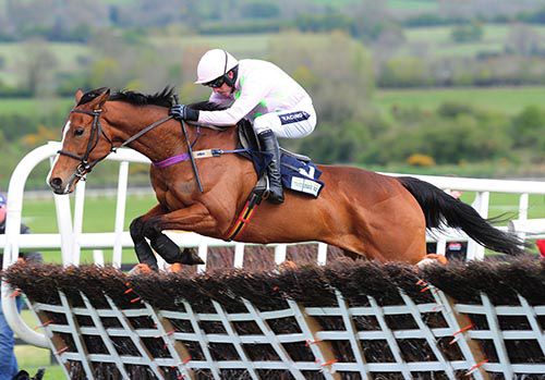 Faugheen and Ruby Walsh jump the last