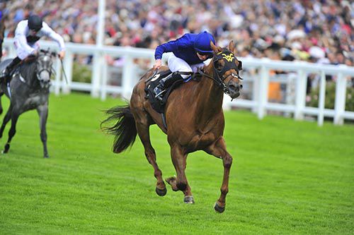 Acapulco and Ryan Moore winning the Queen Mary Stakes