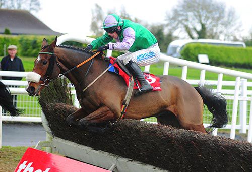 Hidden Cyclone and Brian Hayes winning the Tote-sponsored Fortria Chase