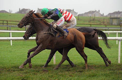 Jonathan Burke and Rebel Turn get the better of Boxing Along and Andrew Lynch