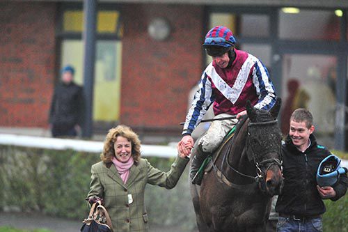 Owner Patricia Duffin welcomes Fine Rightly and Andrew Lynch back in
