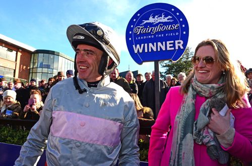 Ruby Walsh and his wife Gillian