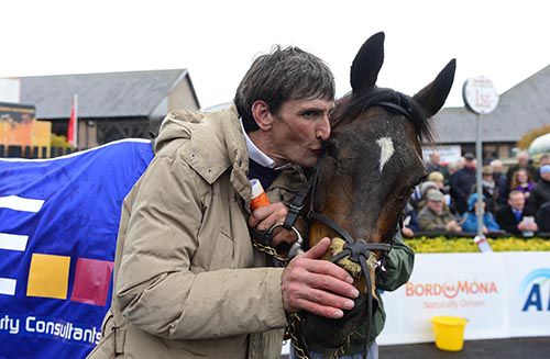 Peter Maher with Mtada Supreme at Punchestown