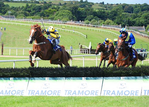 ST LAWRENCE GAP (left) winning at the Tramore August Festival in 2016.