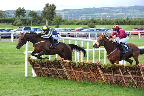 Bobarlee (Paul Townend) leads Kiera Royale over the last